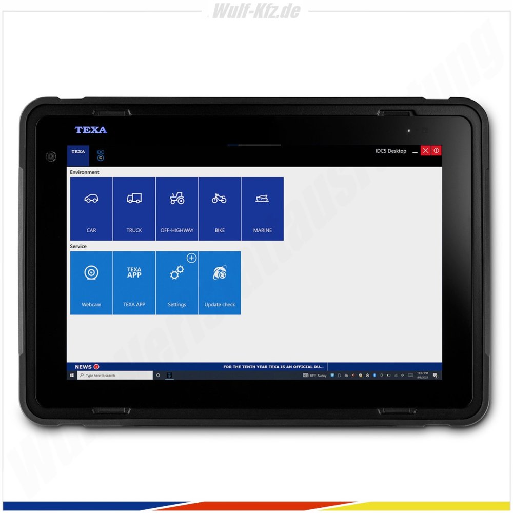 Texa LKW Diagnosegerät AXONE Voice mit Navigator TXT Multihub 2 TRUCK
